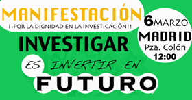 ¡MOVILIZACIONES EN DEFENSA DE LA CIENCIA EN ESPAÑA!